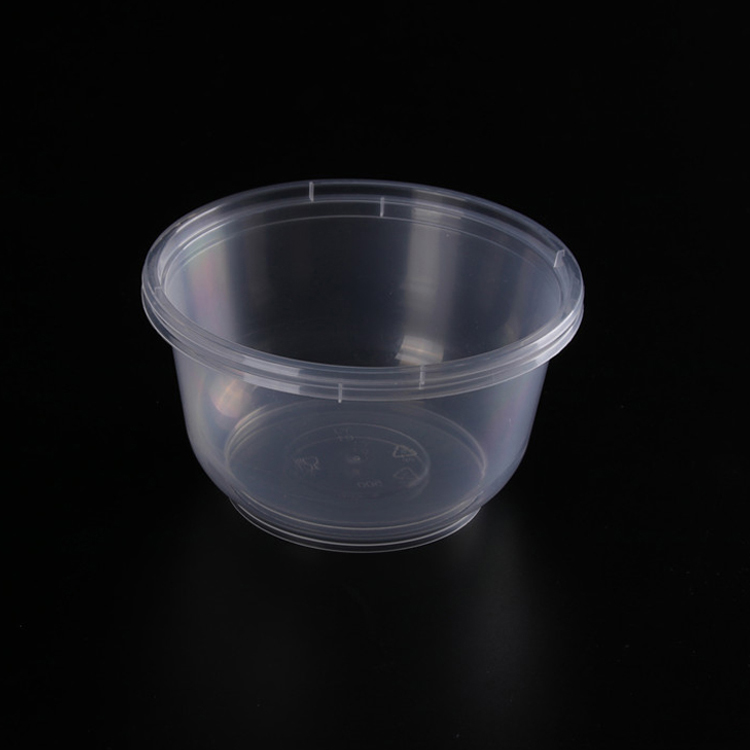 Customization disposable soup bowl takeaway plastic round food